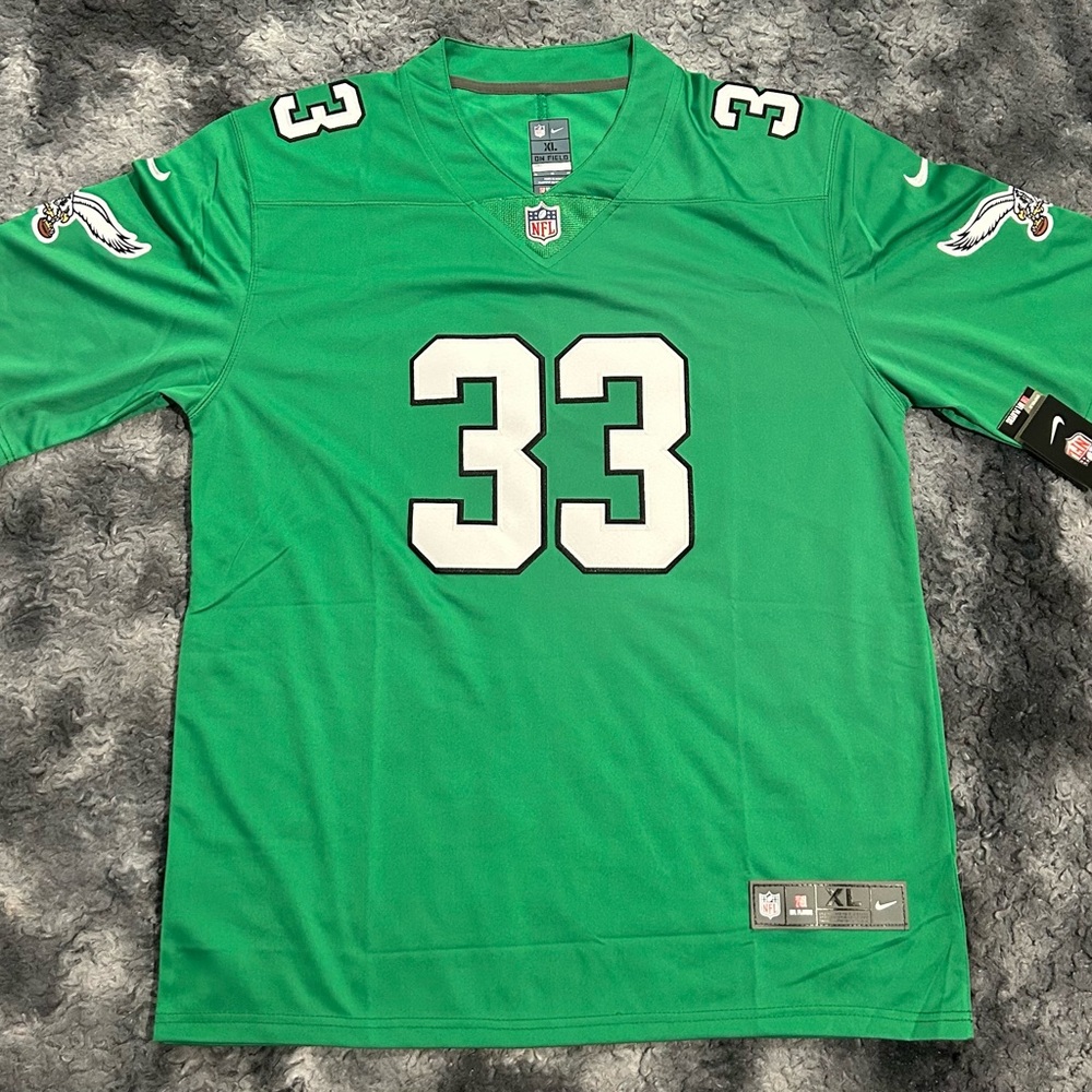 Philadelphia Eagles Cooper DeJean Kelly Green Throwback Jersey Size XL